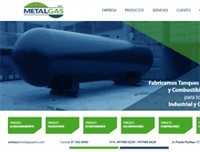 Tablet Screenshot of metalgasperu.com